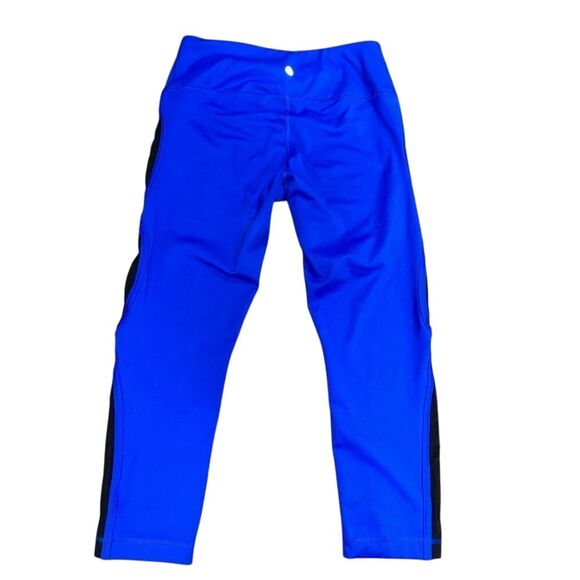 Yogalicious Royal Blue Workout Leggings Athletic Pants Yoga Fitness F2‎ - Picture 1 of 6